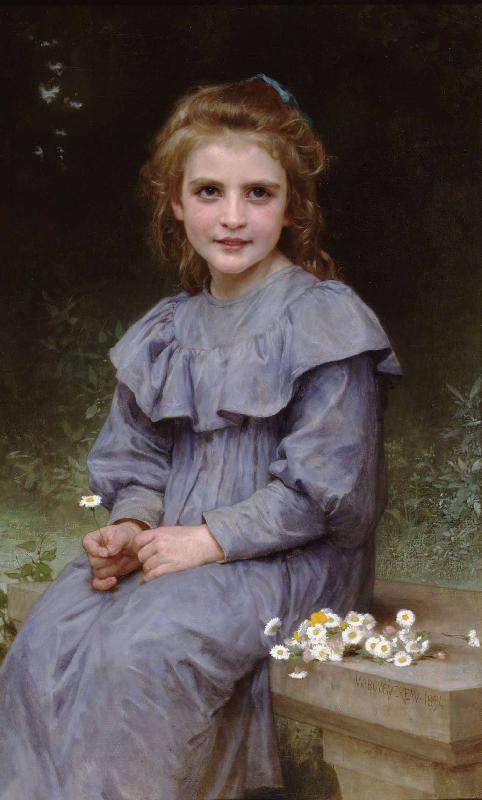 William-Adolphe Bouguereau Daisies oil painting image